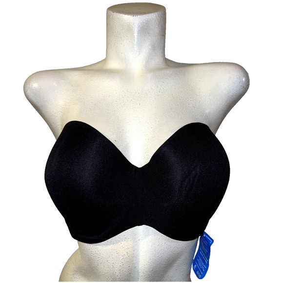 Maidenform Other - New Maidenform Sweet Nothings Black Strapless Convertible Underwire Bra 40D NWT